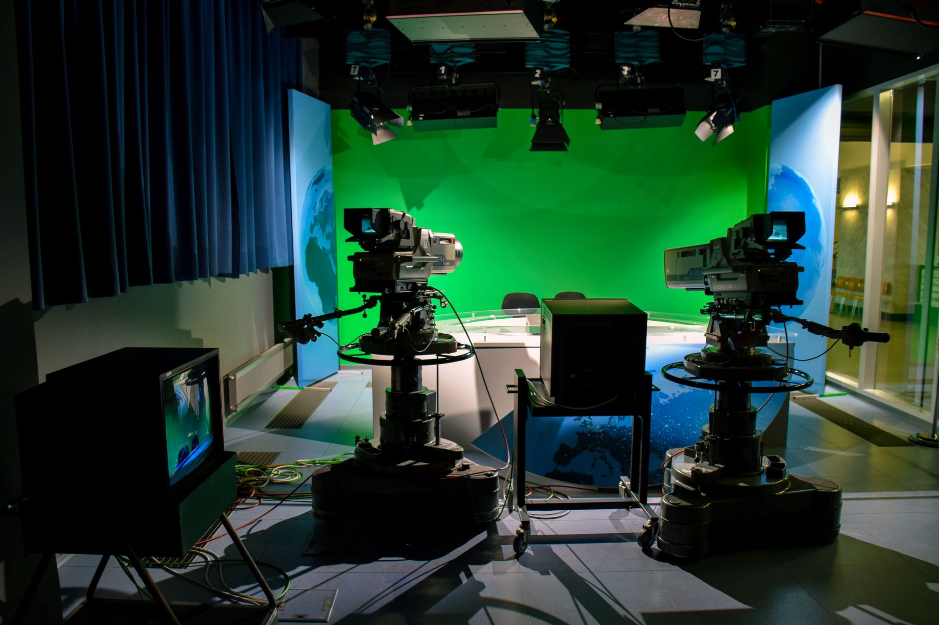 Editorial briefing room